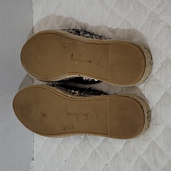 Sam Edelman Women's Espardrilles Slip On  Silver Sequin Size  8.5 - Picture 3 of 6